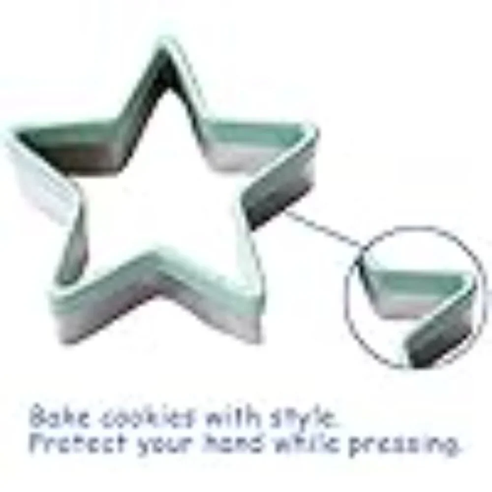 Cookie Cutter Set Star Flower Heart Butterfly Biscuit Cutters Stainless Steel
